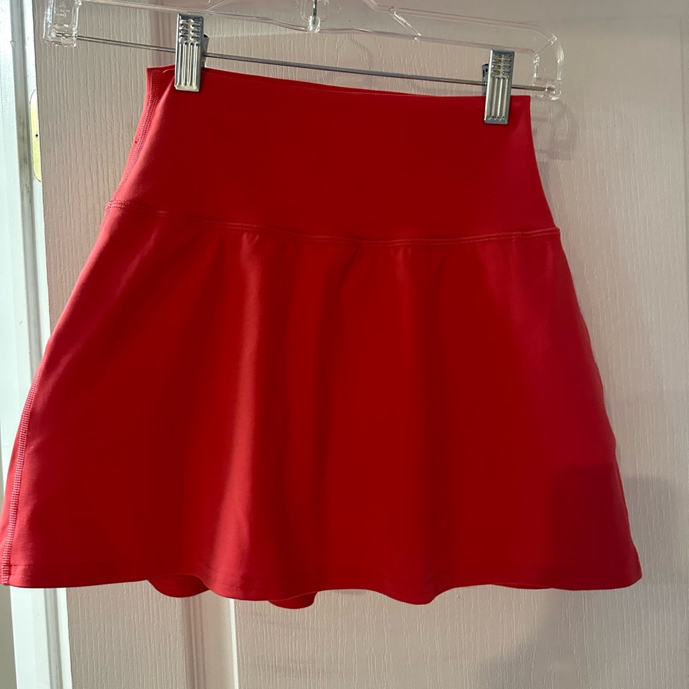 lululemon athletica Vibrant Red Skort